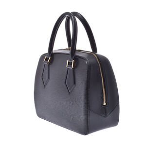 Louis Vuitton Sablon Handbag Epi Black Leather